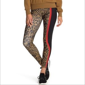 NEW Betsy Johnson Leopard Colorblock Leggings